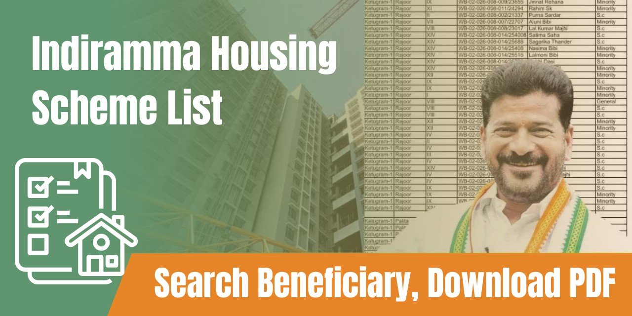 Indiramma Housing Scheme List