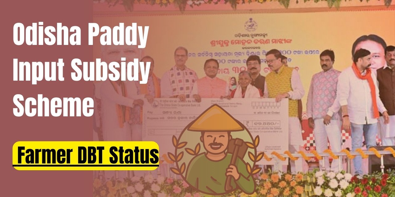 Odisha Paddy Input Subsidy Scheme