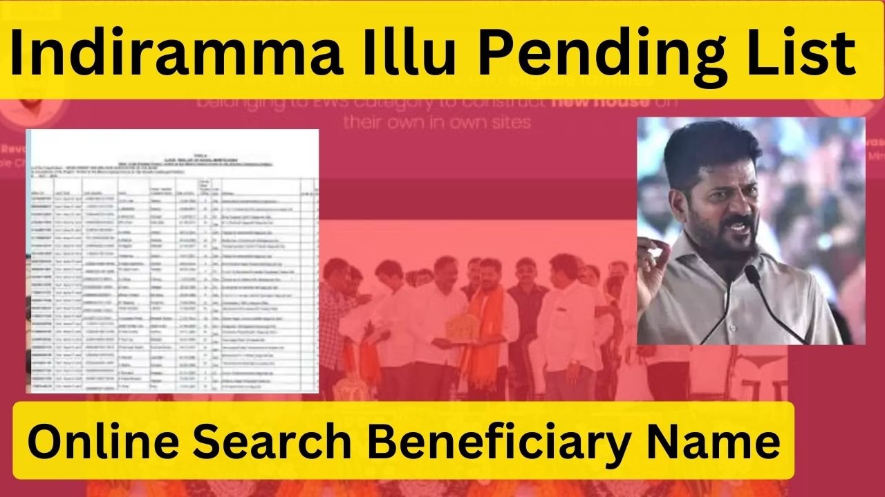 Indiramma Illu Pending List