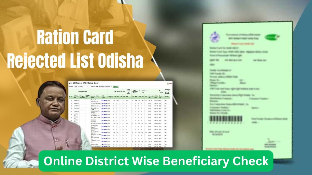 Ration Card Rejected List Odisha